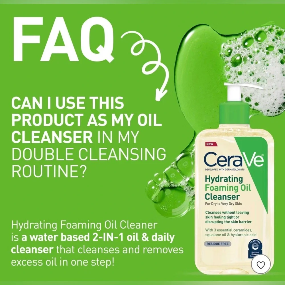 3 PACKS OF CeraVe Hydrating Oil Face Cleanser 8 fl‎ oz